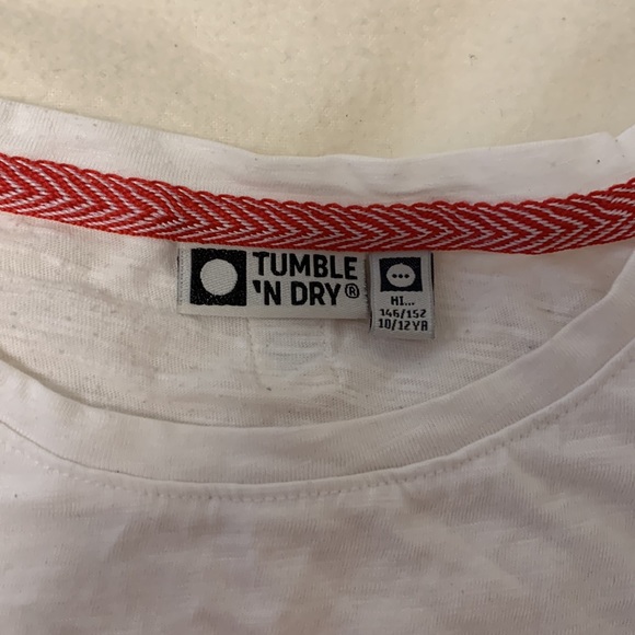 Tumble ‘N Dry Pomme Rouge girls short sleeve t-shirt Size 10/12 - Picture 2 of 6